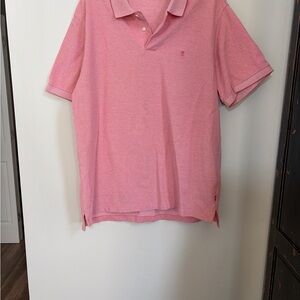 Izod Men's Pink Short Sleeve Polo